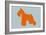 Miniature Schnauzer Orange-NaxArt-Framed Art Print