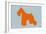 Miniature Schnauzer Orange-NaxArt-Framed Art Print