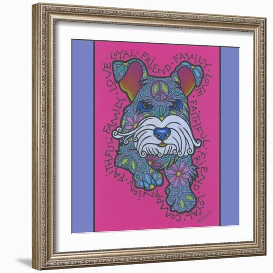 Miniature Schnauzer-Denny Driver-Framed Giclee Print