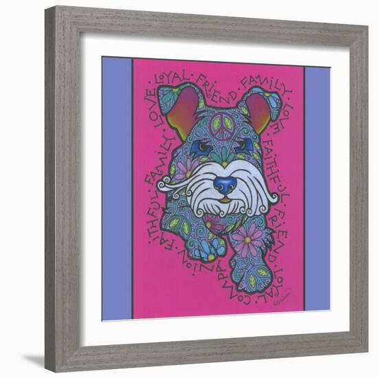 Miniature Schnauzer-Denny Driver-Framed Giclee Print