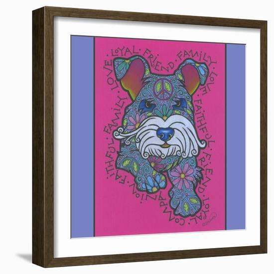 Miniature Schnauzer-Denny Driver-Framed Giclee Print