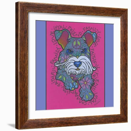 Miniature Schnauzer-Denny Driver-Framed Giclee Print