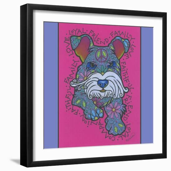 Miniature Schnauzer-Denny Driver-Framed Giclee Print