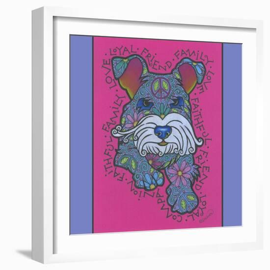 Miniature Schnauzer-Denny Driver-Framed Giclee Print