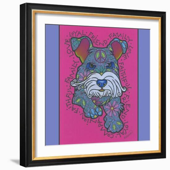 Miniature Schnauzer-Denny Driver-Framed Giclee Print