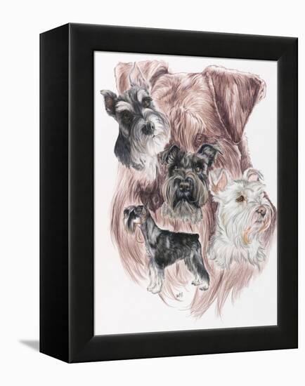 Miniature Schnauzer-Barbara Keith-Framed Premier Image Canvas