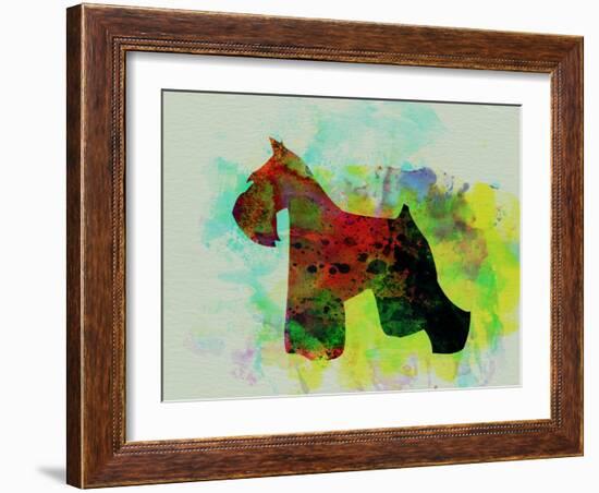 Miniature Schnauzer-NaxArt-Framed Art Print