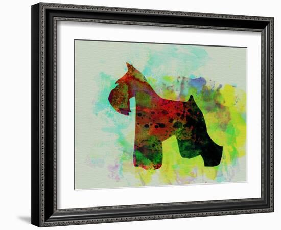 Miniature Schnauzer-NaxArt-Framed Art Print