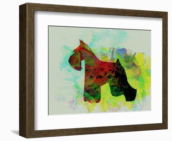 Miniature Schnauzer-NaxArt-Framed Art Print