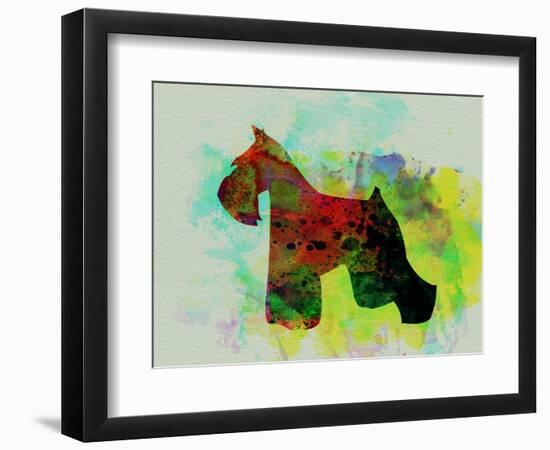 Miniature Schnauzer-NaxArt-Framed Art Print