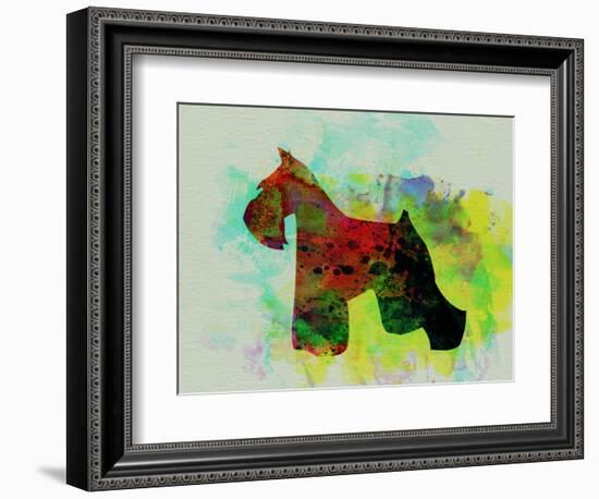 Miniature Schnauzer-NaxArt-Framed Art Print