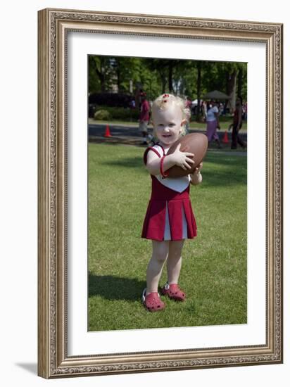 Miniature Version Of A Female Football Star-Carol Highsmith-Framed Art Print