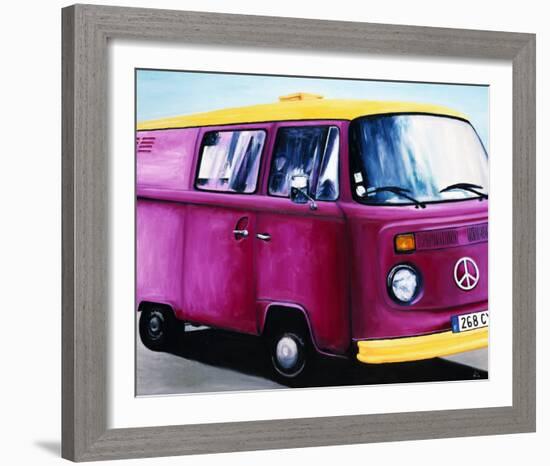 Minibus-Aviva Brooks-Framed Art Print