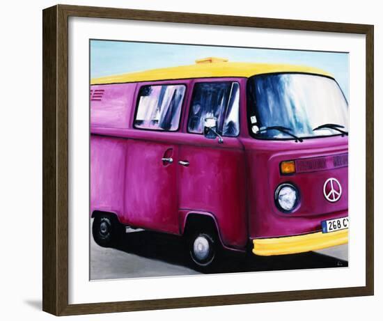 Minibus-Aviva Brooks-Framed Art Print