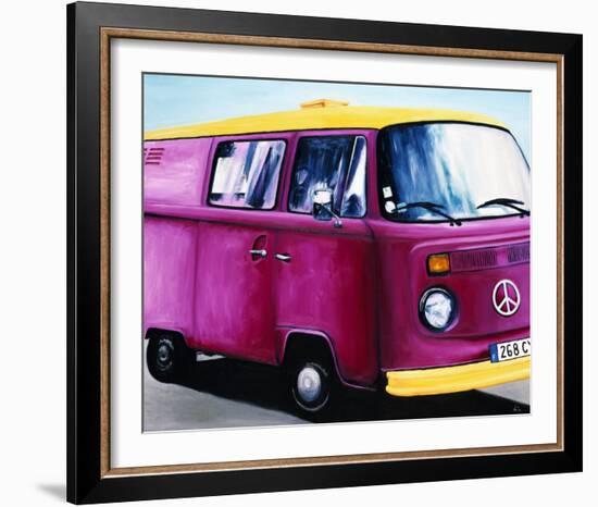 Minibus-Aviva Brooks-Framed Art Print