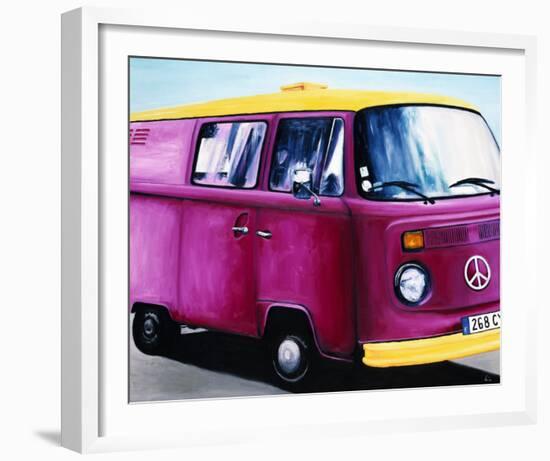 Minibus-Aviva Brooks-Framed Art Print