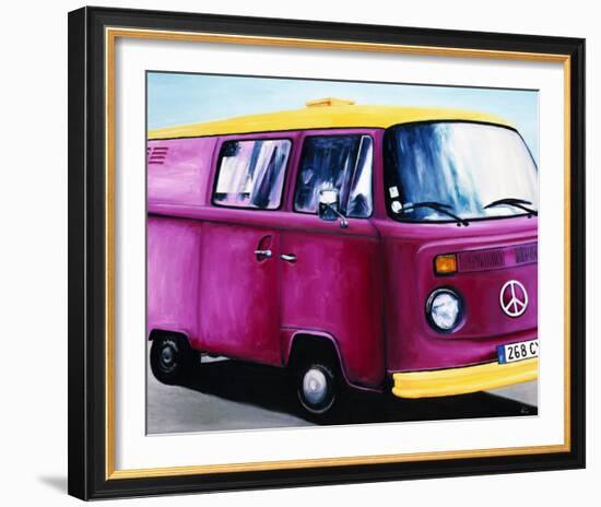 Minibus-Aviva Brooks-Framed Art Print
