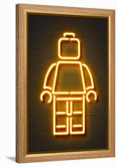 Minifig-Octavian Mielu-Framed Stretched Canvas