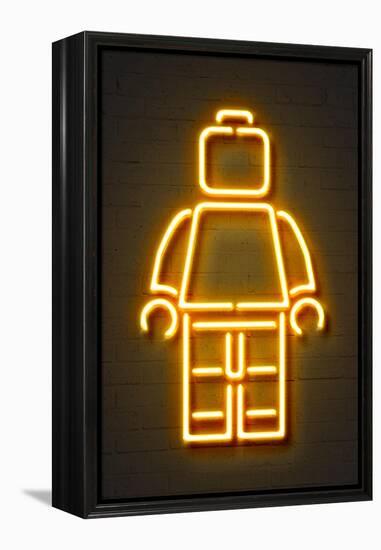 Minifig-Octavian Mielu-Framed Stretched Canvas
