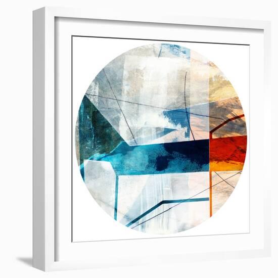 Minimal Circle I-Sisa Jasper-Framed Art Print