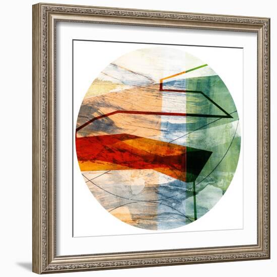 Minimal Circle II-Sisa Jasper-Framed Art Print