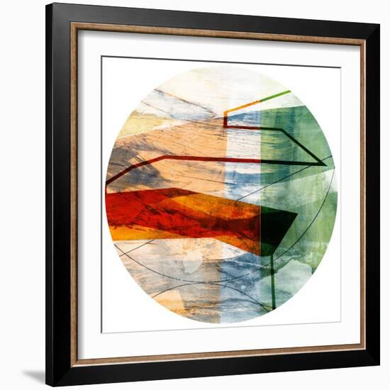 Minimal Circle II-Sisa Jasper-Framed Art Print