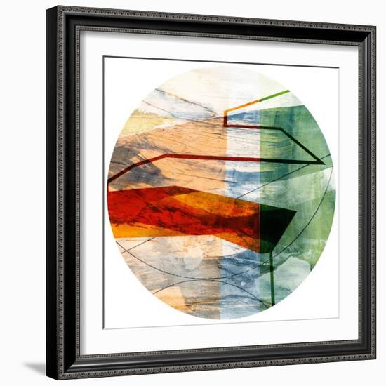 Minimal Circle II-Sisa Jasper-Framed Art Print