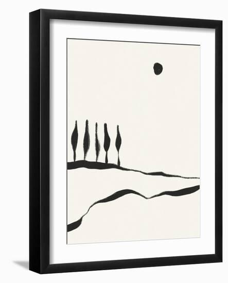 Minimal Line Landscape #1-Alisa Galitsyna-Framed Photographic Print