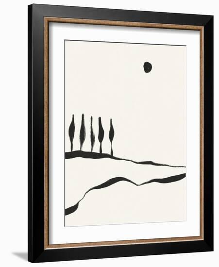 Minimal Line Landscape #1-Alisa Galitsyna-Framed Photographic Print