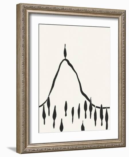 Minimal Line Landscape #2-Alisa Galitsyna-Framed Photographic Print