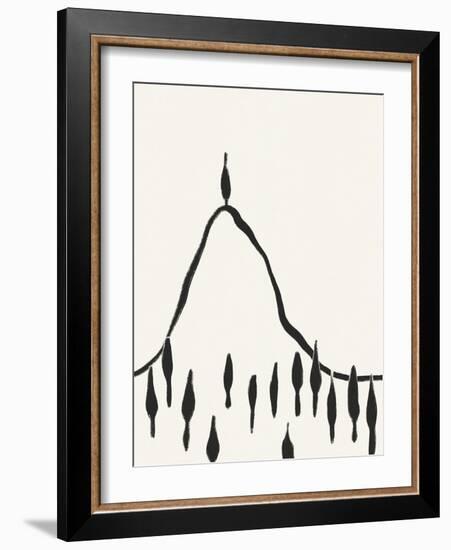 Minimal Line Landscape #2-Alisa Galitsyna-Framed Photographic Print