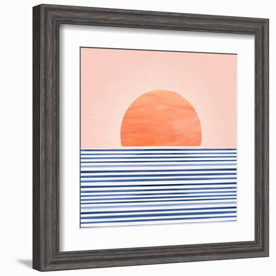 Minimal Sunrise Ii-Unknown Unknown-Framed Art Print
