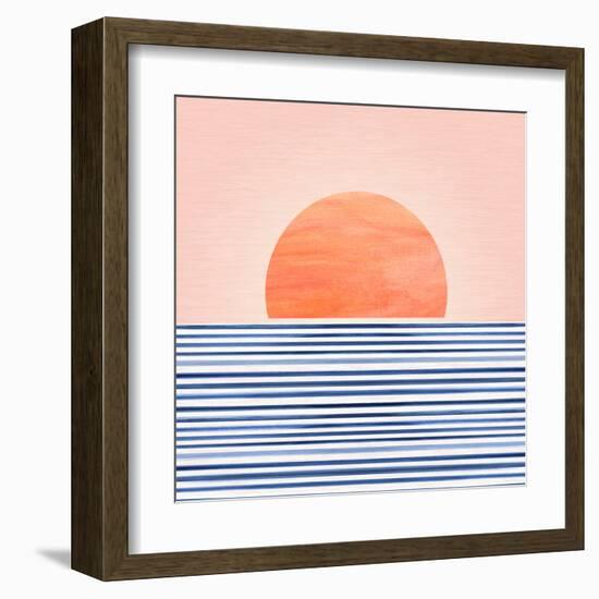 Minimal Sunrise Ii-Unknown Unknown-Framed Art Print