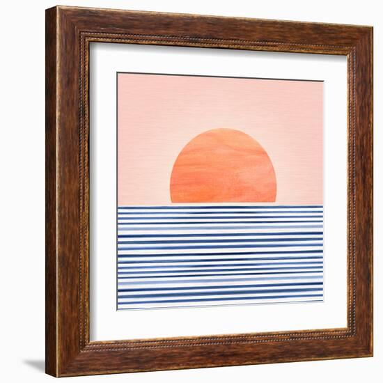 Minimal Sunrise Ii-Unknown Unknown-Framed Art Print