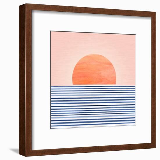 Minimal Sunrise Ii-Unknown Unknown-Framed Art Print