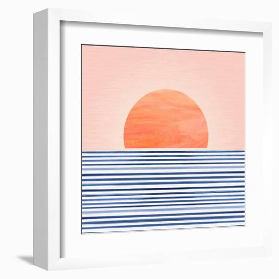 Minimal Sunrise Ii-Unknown Unknown-Framed Art Print