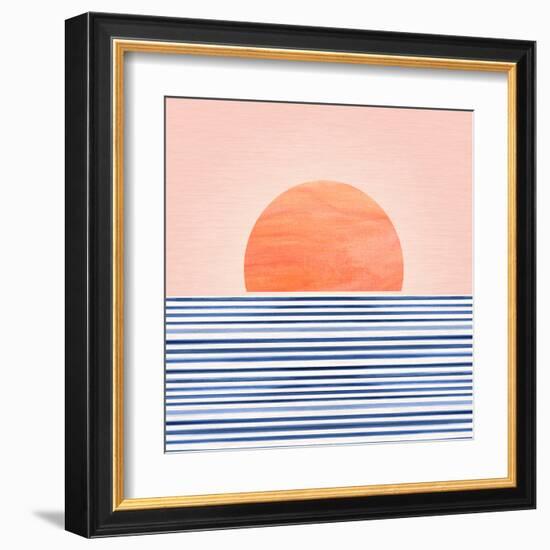 Minimal Sunrise Ii-Unknown Unknown-Framed Art Print