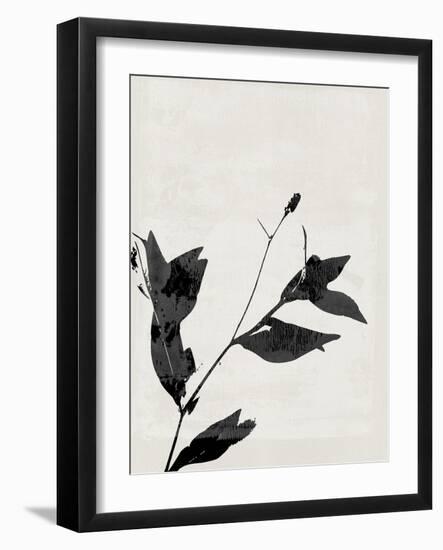 Minimalist Black Flower I-Eline Isaksen-Framed Art Print