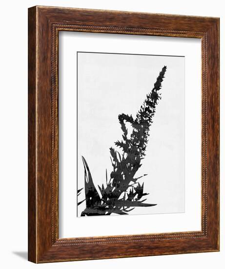 Minimalist Black Flower III-Eline Isaksen-Framed Art Print