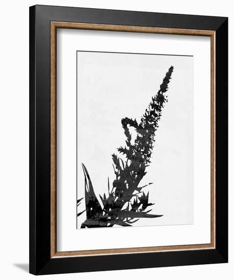 Minimalist Black Flower III-Eline Isaksen-Framed Art Print