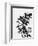 Minimalist Black Wild Flower V-Eline Isaksen-Framed Premium Giclee Print