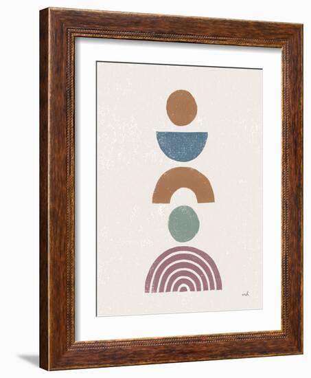 Minimalist Boho II Dark-Moira Hershey-Framed Art Print