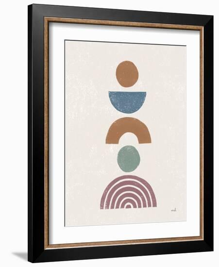 Minimalist Boho II Dark-Moira Hershey-Framed Art Print