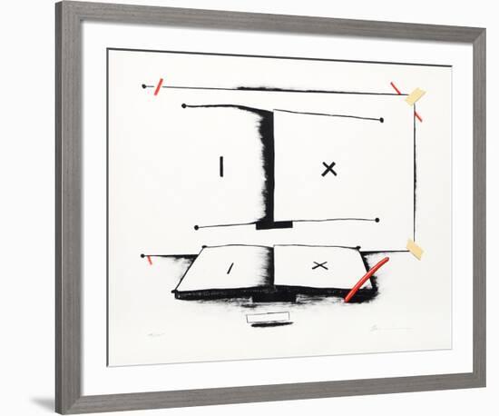 Minimalist Book and Plan-Marshall Borris-Framed Limited Edition