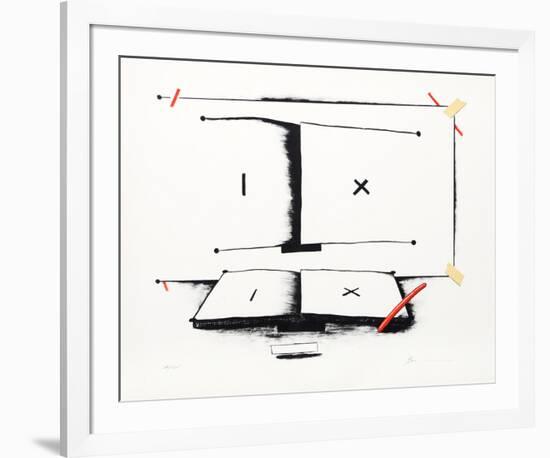 Minimalist Book and Plan-Marshall Borris-Framed Limited Edition