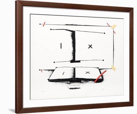 Minimalist Book and Plan-Marshall Borris-Framed Limited Edition