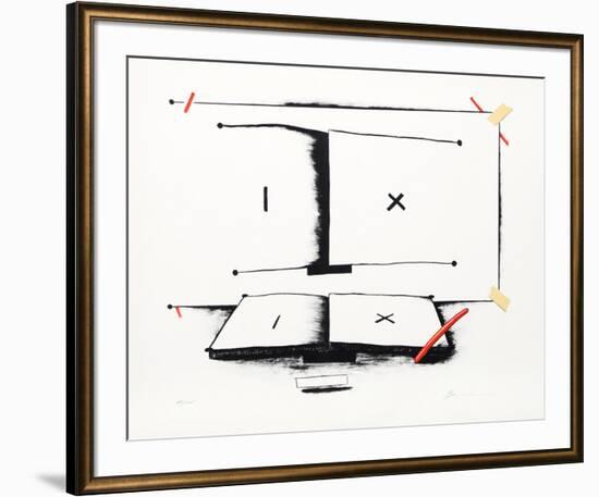 Minimalist Book and Plan-Marshall Borris-Framed Limited Edition