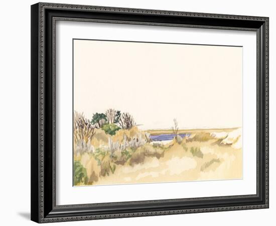 Minimalist Coastline III-Dianne Miller-Framed Art Print