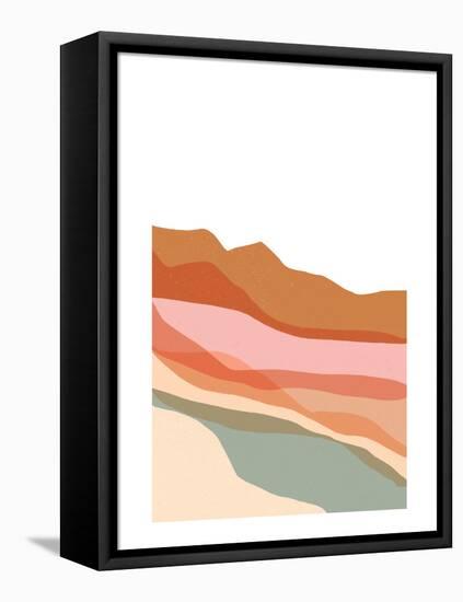 Minimalist Desert Landscape 2-null-Framed Stretched Canvas