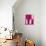 Minimalist Flowers in Pink III-Goldberger & Archie-Art Print displayed on a wall